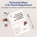 Office & Office Supplies | Avery 08386 80 lbs. 4 in. x 6 in. Printable Postcards for Inkjet Printers - Matte White (100 Cards, 2 Cards/Sheet, 50 Sheets/Box) image number 4
