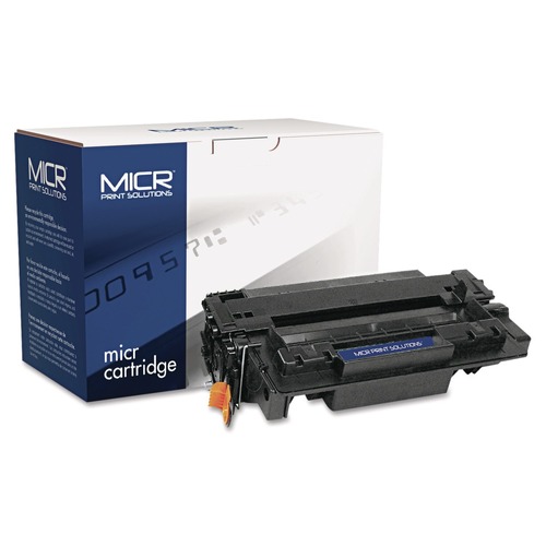 Ink & Toner | MICR Print Solutions MCR55AM Compatible CE255A(M) (55AM) 6,000 Page-Yield MICR Toner - Black image number 0