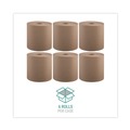 Paper Towels and Napkins | Windsoft WIN12806 8 in. x 800 ft. Hardwound Roll Towels - Natural (6 Rolls/Carton) image number 4
