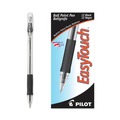Pens | Pilot 32010 EasyTouch Medium 1 millimeter Stick Ballpoint Pen - Black Ink/Clear/Black Barrel (1-Dozen) image number 1