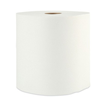 Boardwalk BWK35XTRA 1-Ply 8 in. x 800 ft. Xtra Roll Towels - White (6 Rolls/Carton)