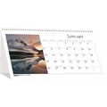 Notebooks & Pads | House of Doolittle 3649 12-Month (Jan to Dec): 2026 8.5 in. x 4.5 in. Scenic Photography Earthscapes Recycled Desk Tent Monthly Calendar - White Sheets image number 1