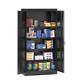 Office Filing Cabinets & Shelves | Alera CM7218BK 36 in. x 18 in. x 72 in. Heavy-Duty Welded Storage Cabinet with 4 Adjustable Shelves - Black image number 2