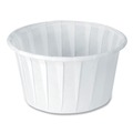 Food Trays, Containers, and Lids | SOLO 400-2050 4 oz. Paper Portion Cups - White (5000/Carton) image number 1