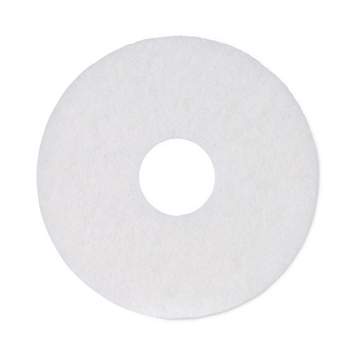 Just Launched | Boardwalk BWK4012WHI 12 in. Diameter Polishing Floor Pads - White (5/Carton) image number 0