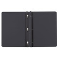 Report Covers & Pocket Folders | Oxford 52506EE 3 Fasteners Report Cover Panel and Border Cover - Letter, Black (25/Box) image number 1