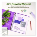 Sheet Protectors | Avery 75537 Top-Load Recycled Polypropylene Sheet Protector - Semi-Clear (100/Box) image number 2