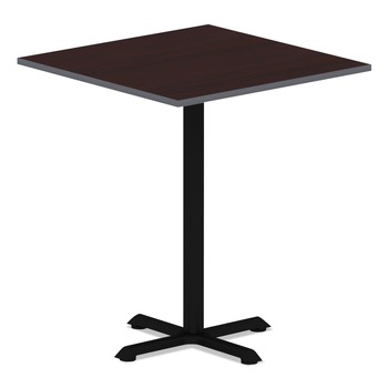 Alera ALETTSQ36CM 35.38 in. x 35.38 in. Square Reversible Laminate Table Top - Medium Cherry/Mahogany