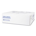  | Inteplast Group S386022N 60 gal. 22 microns 38 in. x 60 in. High-Density Interleaved Commercial Can Liners - Clear (25 Bags/Roll, 6 Rolls/Carton) image number 4