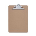 Clipboards | Universal UNV40304 1.25 in. Clip Capacity 8.5 in. x 11 in. Hardboard Clipboard - Brown image number 0