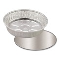  | Handi-Foil 2058L 8.25 in. Diameter Aluminum Foil Laminated Board Lids - Silver (500/Carton) image number 5