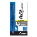 Pens | Pilot PIL11387 1 mm Bold FriXion Clicker Erasable Retractable Gel Pen - Blue Ink, Blue Barrel (1-Dozen) image number 1