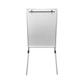 White Boards | Flipside 51000 27.5 in. x 32 in. Adjustable Dry Erase Board - White Surface, Satin Aluminum Frame image number 2