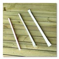 Cutlery | Boardwalk BWKGSTW775RW 7.75 in. Wrapped Giant Polypropylene Straws - Red/White Striped (7200/Carton) image number 6