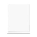 Office Presentation Supplies | Deflecto 69201 Classic Image 8.5 in. x 11 in. Insert Double-Sided Sign Holder - Clear image number 0