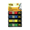 Page Flags | Post-it Flags 683-4 0.5 in. x 1.75 in. Small Page Flags in Dispensers - Assorted Primary (140/Pack) image number 0