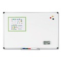 White Boards | MasterVision CR0801170MV 36 in. x 48 in. Porcelain Value Dry Erase Board - White Surface/Satin Aluminum Frame image number 2