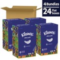 Tissues | Kleenex 54317 3-Ply Ultra Soft Facial Tissue - White (4 Packs/Carton) image number 3