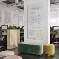 White Boards | U Brands 123U00-01 70 x 35 Glass Dry Erase Board - White Surface image number 6