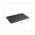 Floor Mats | Safco 2110BL 20 x 30 Anti-Fatigue Mat - Black image number 4