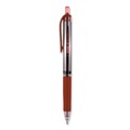 Pens | uni-ball 65942 Signo 0.7 mm Retractable Gel Pen - Red Ink/Silver/Red Barrel/Medium (1-Dozen) image number 2