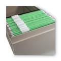 File Folders | Smead 64061 Colored Hanging File Folders, Letter Size, 1/5-Cut Tab, Green, 25/box image number 4
