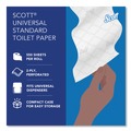  | Scott 13607 Essential 2-Ply Septic Safe Convenience Carton Standard Roll Bathroom Tissue for Business - White (550/Roll, 20 Rolls/Carton) image number 7