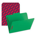 File Folders | Smead 12140 0.75 in. Expansion Top Tab Colored 2-Fastener Folders - Letter Size/Green Exterior (50/Box) image number 5