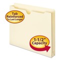 File Folders | Smead 75540 2-Ply Straight Tab Letter Size File Jackets - Manila (50/Box) image number 3