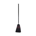 Brooms | Boardwalk BWK930BP 10 in. x 58.5 in. Wood Handle Flagged Tip Poly Bristle Janitor Brooms - Natural/Black (1 Dozen) image number 0