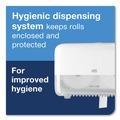 Paper Towel Holders | Tork 473208 Elevation 14.17 x 5.08 x 8.23 Coreless High Capacity Bath Tissue Dispenser - Black image number 3
