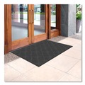 Floor Mats | Apache Mills 60461190130000500 36 in. x 60 in. Ecomat Crosshatch Entry Mat - Charcoal image number 1