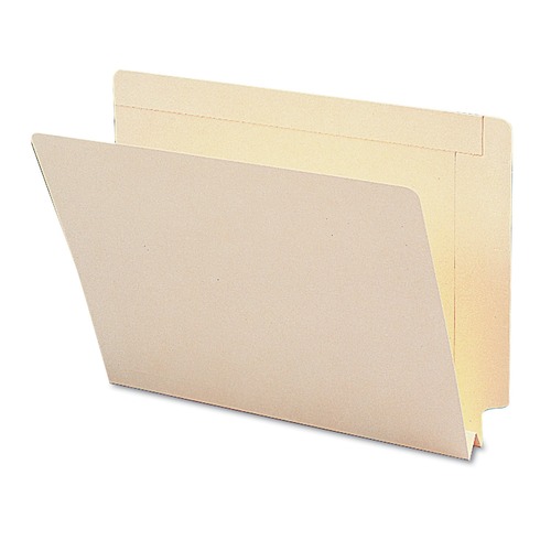 File Folders | Smead 24275 Straight Tabs Letter Size 1.5 in. Expansion Heavyweight End Tab Expansion Folders - Manila (50/Box) image number 0