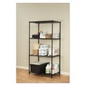Just Launched | Alera ALESW503624BL 36 in. x 24 in. x 72 in. NSF Certified Industrial Four-Shelf Wire Shelving Kit - Black image number 7