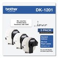 Labels | Brother DK12013PK 1.1 in. x 3.5 in. Die-Cut Address Labels - White (3/Pack) image number 0