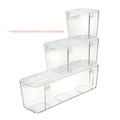 Boxes & Bins | Deflecto 29201CR 8.8 x 4 x 4.38 Stackable Caddy Organizer - Medium/White image number 2