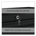 Office Filing Cabinets & Shelves | Alera 25505 42 in. x 18.63 in. x 40.25 in. 3 Legal/Letter/A4/A5 Size Lateral File Drawers - Black image number 6