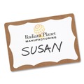 Labels | Avery 05146 3.38 in. x 2.33 in. Printable Adhesive Name Badges - Gold Border (100/Pack) image number 2