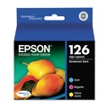 Back to School Sale | Epson T126520-S High-Yield T126520-S (126) DURABrite Ultra Ink - Cyan/Magenta/Yellow (3/Pack) image number 0