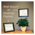 Office Decor | NuDell 21200 8.5 in. x 11 in. Leatherette Document Frame - Burgundy (2/Pack) image number 4