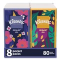 Tissues | Kleenex 46651 3-Ply On The Go Packs Facial Tissues - White (8/Pack) image number 0