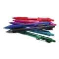 Pens | Zebra 22220 Z-Grip Medium 1 millimeter Retractable Ballpoint Pen - Blue Ink/Translucent Blue/Blue Barrel (1-Dozen) image number 2