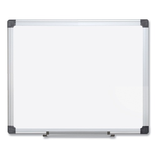White Boards | MasterVision CR1501170MV 48 in. x 96 in. Silver Aluminum Frame Porcelain Value Dry Erase Board White Surface image number 0