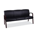 Office Furniture & Lighting | Alera ALERL2319M Reception Lounge WL Series 65.13 in. x 26.13 in. x 33 in. 3-Seat Sofa - Black image number 0