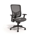 Office Chairs | Alera ALEHL42BME18 Hollins Ergonomic Mesh Swivel Task Chair Supports Up to 275lb 18.57 to 22.54 Seat Height Black Seat/Back Black Base image number 0