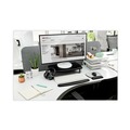Back to School Sale | 3M MS90B 20 in. x 12 in. x 1 in. to 5.78 in. 40-lb. Capacity Adjustable Monitor Stand - Black/Silver image number 2