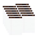 Notebooks & Pads | TOPS 63960 (50) White 8.5 in. x 11.75 in. Sheets Wide/Legal Rule Docket Gold Ruled Perforated Pads (12/Pack) image number 0