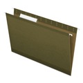 File Folders | Pendaflex 04153 1/3 1/3-Cut Tabs Legal Size Reinforced Hanging File Folders with Printable Tab Inserts - Standard Green (25/Box) image number 0