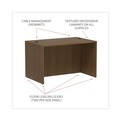 Office Desks & Workstations | Alera VA214830WA Valencia Series 47.25 in. x 29.5 in. x 29.63 in. Straight Front Desk Shell - Modern Walnut image number 8