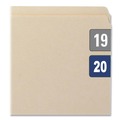 Labels | Smead 68320 0.75 in. x 1.5 in. "20-in Yearly End Tab File Folder Labels - Dark Blue (500/Roll) image number 3